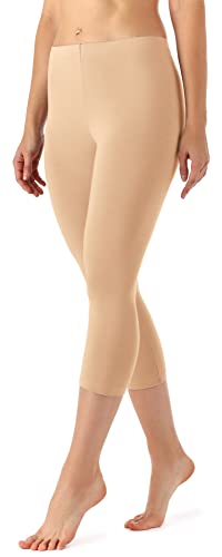 Merry Style Damen Leggings 3/4 Capri Leggings aus Viskose MS10-144 (Nude, 4XL) von Merry Style