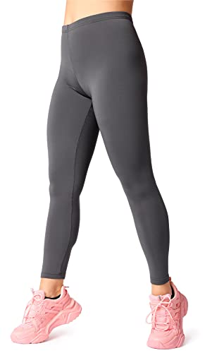 Merry Style Damen Leggings mit Innenfleece gefüttert Extra Warm MS10-433-LE (Graphite, L) von Merry Style