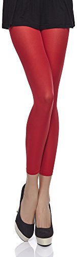 Merry Style Damen Mikrofaser Leggings 40 DEN MSSS006 (Rubino, XS/S (30-36)) von Merry Style