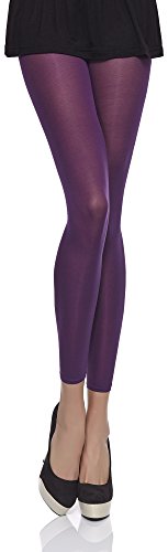 Merry Style Damen Mikrofaser Leggings 40 DEN MSSS006 (Violett, XS/S (30-36)) von Merry Style