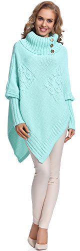 Merry Style Damen Poncho M83N4 (Minze) von Merry Style