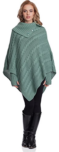 Merry Style Damen Poncho N4293 (Minze) von Merry Style