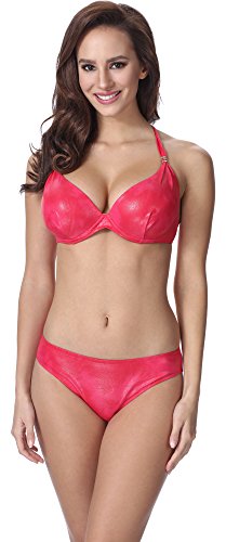 Merry Style Damen Push Up Bikini F12 2 (Muster-208, Cup 85E / Unterteil 42) von Merry Style