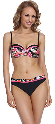 Merry Style Damen Push Up Bikini Set P509-53MIA (Muster-3, Cup 75 C/Unterteil 38) von Merry Style