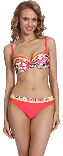 Merry Style Damen Push Up Bikini Set P509-53MIA (Muster-5, Cup 70 B/Unterteil 36) von Merry Style