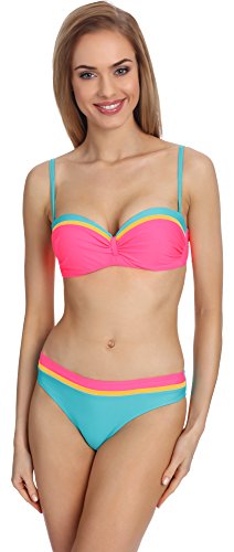 Merry Style Damen Push Up Bikini Set P509-53TSG (Muster-2, Cup 75 C/Unterteil 38) von Merry Style