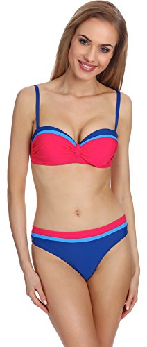 Merry Style Damen Push Up Bikini Set P509-53TSG (Muster-5, Cup 70 E/Unterteil 36) von Merry Style