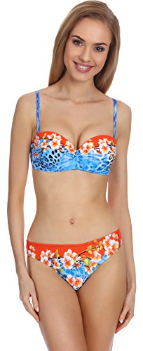 Merry Style Damen Push Up Bikini Set P510-69KW (Muster-3, Cup 70 B/Unterteil 36) von Merry Style