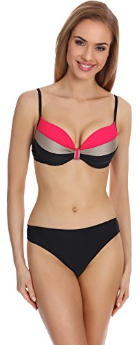 Merry Style Damen Push Up Bikini Set P516-69TSG (Muster-2, Cup 75 D/Unterteil 38) von Merry Style