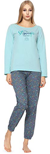 Merry Style Damen Schlafanzug MSTR1196 (Minze-2C, L) von Merry Style