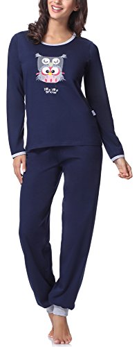 Merry Style Damen Schlafanzug MSTR980 (Navy, 36 (Herstellergröße: S)) von Merry Style