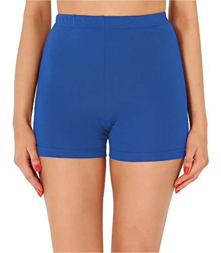 Merry Style Damen Shorts Radlerhose Unterhose Hotpants Kurze Hose Boxershorts aus Baumwolle MS10-358 (Kobalt,L) von Merry Style