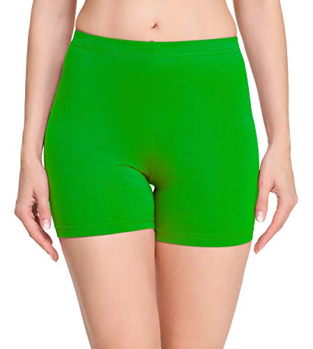 Merry Style Damen Shorts Radlerhose Unterhose Hotpants Kurze Hose Boxershorts aus Baumwolle MS10-392 (Grün, 5XL) von Merry Style