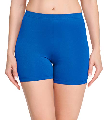 Merry Style Damen Shorts Radlerhose Unterhose Hotpants Kurze Hose Boxershorts aus Baumwolle MS10-392 (Kobalt, L) von Merry Style