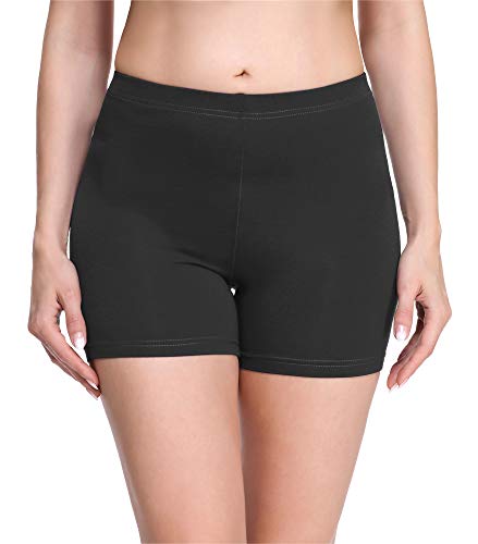 Merry Style Damen Shorts Radlerhose Unterhose Hotpants Kurze Hose Boxershorts aus Viskose MS10-283(Graphite,L) von Merry Style