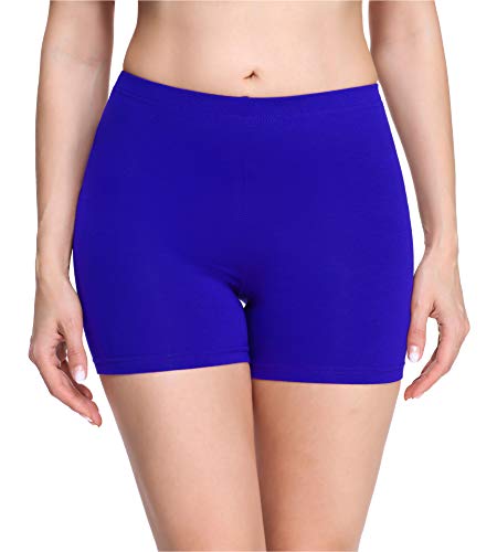Merry Style Damen Shorts Radlerhose Unterhose Hotpants Kurze Hose Boxershorts aus Viskose MS10-283(Kobalt,XS) von Merry Style