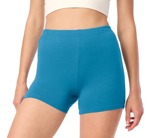 Merry Style Damen Shorts Radlerhose Unterhose Hotpants Kurze Hose Boxershorts aus Viskose MS10-391 (Blau, M) von Merry Style