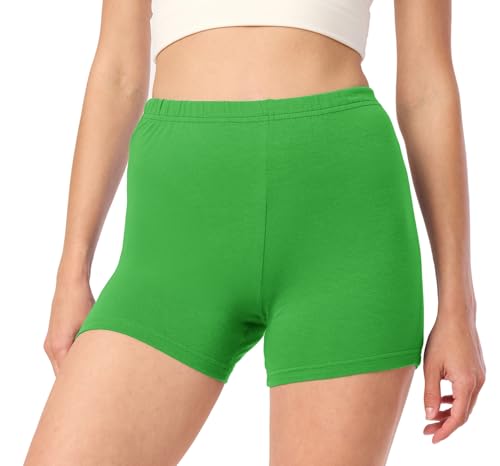 Merry Style Damen Shorts Radlerhose Unterhose Hotpants Kurze Hose Boxershorts aus Viskose MS10-391 (Grün, XXL) von Merry Style