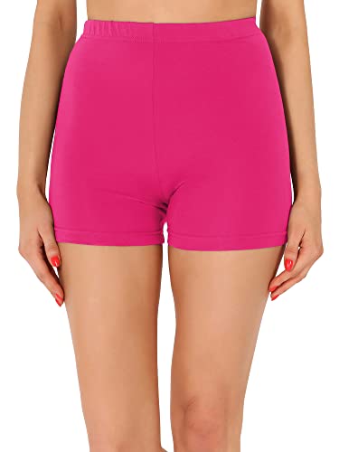 Merry Style Damen Shorts Radlerhose Unterhose Hotpants Kurze Hose Boxershorts aus Viskose MS10-391 (Rosa, XL) von Merry Style