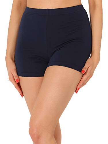 Merry Style Damen Shorts Radlerhose Unterhose Hotpants Kurze Hose Boxershorts aus Viskose MS10-391 (Marineblau, XS) von Merry Style