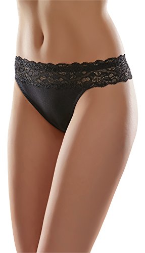 Merry Style Damen Slip MSGAB24 (Schwarz, 36 (Herstellergröße: S)) von Merry Style