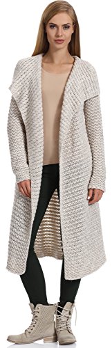 Merry Style Damen Strickjacke H4Z3L (Nude, S/M) von Merry Style