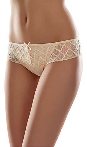 Merry Style Damen String MSGAB169 (Beige, 38 (Herstellergröße: M)) von Merry Style