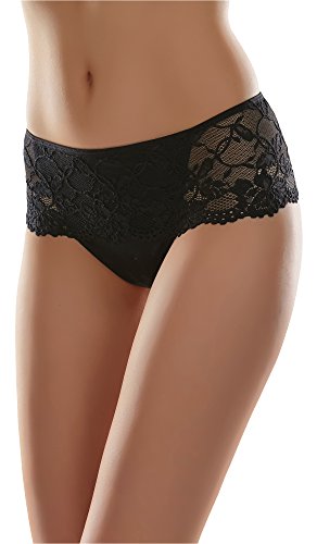 Merry Style Damen String MSGAB39 (Schwarz, 36 (Herstellergröße: S)) von Merry Style