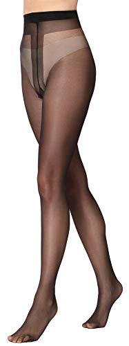 Merry Style Damen Strumpfhose 15 DEN MSFI017 (Schwarz, 4-L) von Merry Style