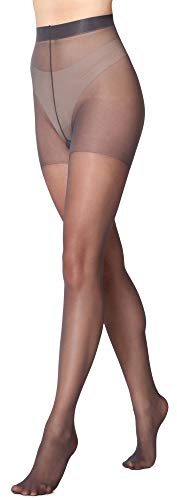 Merry Style Damen Strumpfhose 15 DEN MSFI019 (Anthracite, 4-L) von Merry Style