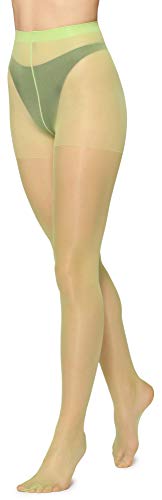 Merry Style Damen Strumpfhose 15 DEN MSFI019 (Grasig, 2-S) von Merry Style