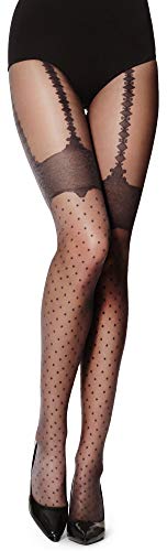 Merry Style Damen Strumpfhose MS 262 40 DEN (Schwarz, M (36-40)) von Merry Style