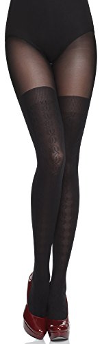 Merry Style Damen Strumpfhose MS 332 60 DEN (Schwarz, L (40-44)) von Merry Style