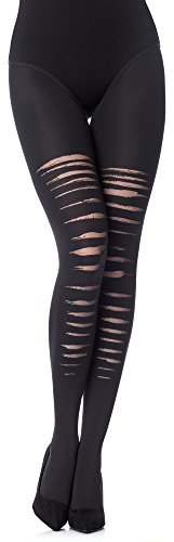 Merry Style Damen Strumpfhose MS 403 80DEN (Schwarz, L (40-44)) von Merry Style