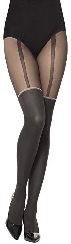Merry Style Damen Strumpfhose MSSST004 (Graphite, M) von Merry Style