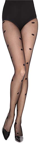 Merry Style Damen Strumpfhose MSSST007 (Schwarz, L) von Merry Style