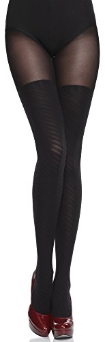 Merry Style Damen Strumpfhose Tida 60 DEN (Schwarz, L (40-44)) von Merry Style