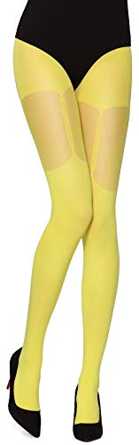 Merry Style Damen Strumpfhose MS 260 40 DEN (Canarinio, S (32-36)) von Merry Style