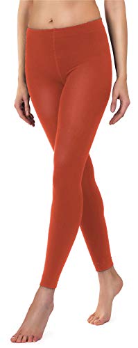 Merry Style Damen Thermo Leggings mit Innenfleece 24550 gefüttert Extra Warm (Rusty, 40/42) von Merry Style