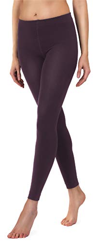 Merry Style Damen Thermo Leggings mit Innenfleece 24550 gefüttert Extra Warm (Weinrot-2, 38-40) von Merry Style