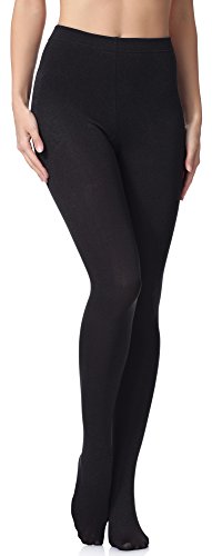 Merry Style Damen Thermo Strumpfhosen 24555 gefüttert Extra Warm (Schwarz, 40-42) von Merry Style