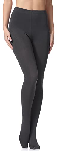 Merry Style Damen Thermo Strumpfhosen 24555 gefüttert Extra Warm (Anthrazit, 42-44) von Merry Style