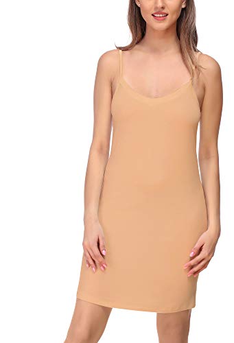 Merry Style Damen Unterkleid Unterrock verstellbare Träger MS10-315 (Nude, 3XL) von Merry Style