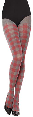 Merry Style Damen blickdichte Strumpfhose MSFI026 40 DEN (Rot-2, M (36-40)) von Merry Style