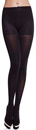 Merry Style Damen figurformende Strumpfhose MS 171 100 DEN (Schwarz, M (36-40)) von Merry Style