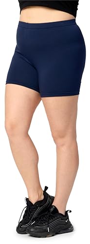 Merry Style Große Größen Damen Shorts Radlerhose Unterhose Hotpants Kurze Hose Boxershorts aus Viskose MS10-451 (Marineblau, 5XL) von Merry Style