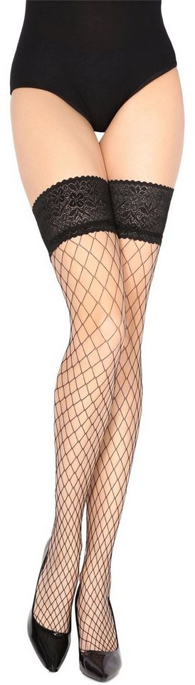 Merry Style Halterlose Strümpfe Damen Netzstrümpfe MSSS003 von Merry Style