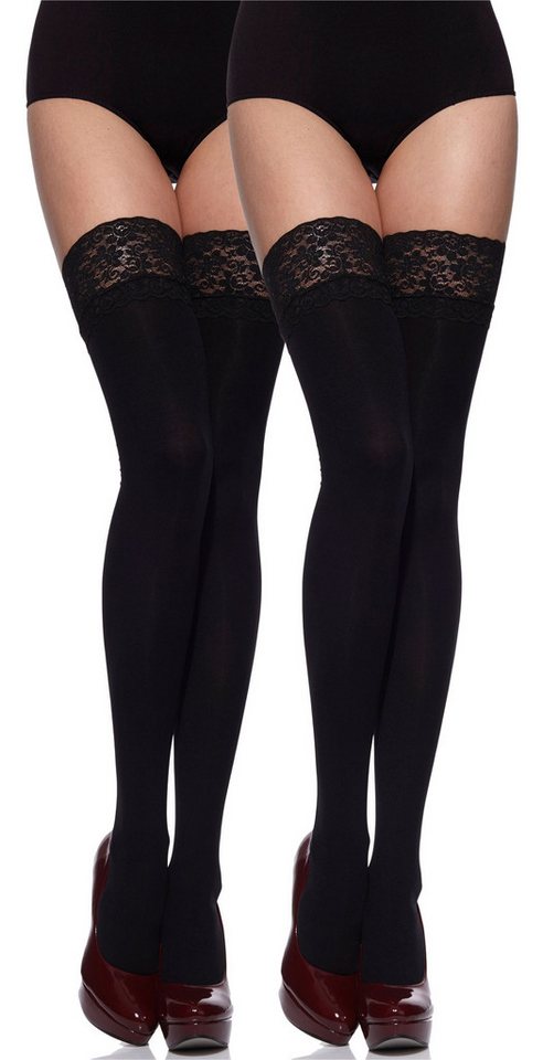 Merry Style Halterlose Strümpfe Damen halterlose Mikrofaser 40 DEN Strümpfe mit Spitze MSSSJ01 Merry Style Halterlose Strümpfe Damen halterlose Mikrofaser 40 DEN Strümpfe mit Spitze MSSSJ01 von Merry Style