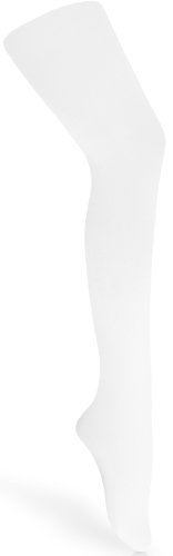 Merry Style Kinder Strumpfhose für Mädchen Microfaser 60 DEN WLSS001 (Weiß, 104-110) von Merry Style