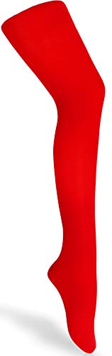 Merry Style Kinder Strumpfhose für Mädchen Microfaser 60 DEN WLSS001 (Rot, 92-98) von Merry Style